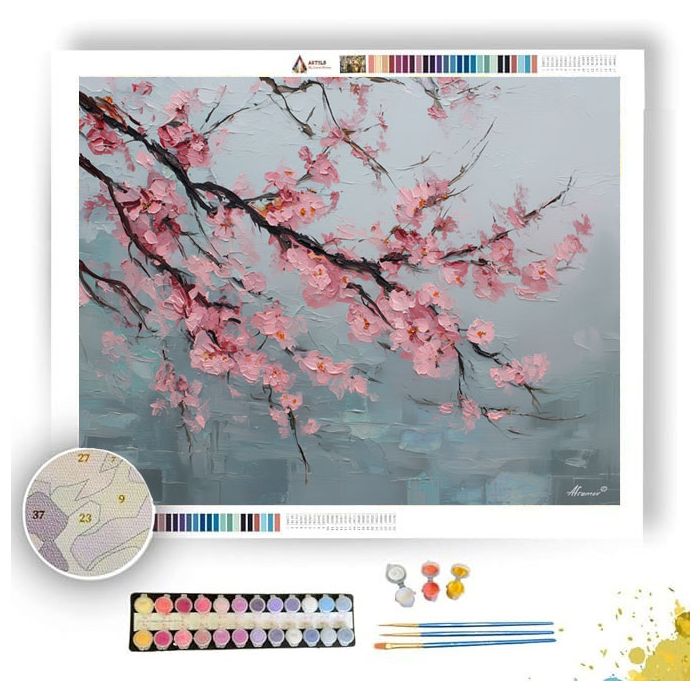 VEILED RESTING - Paint by Numbers Full Kit