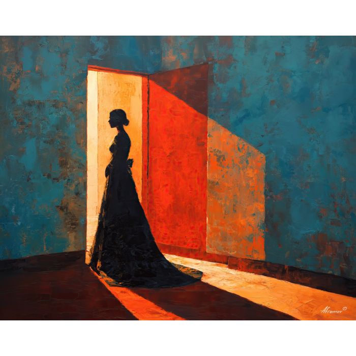 veiled, palette knife, oil painting, impasto, thick paint, layered pigment, scraped texture, hand painted, fine art, expressive surface, material depth, painterly, atmospheric, visual rhythm, textured painting, studio art