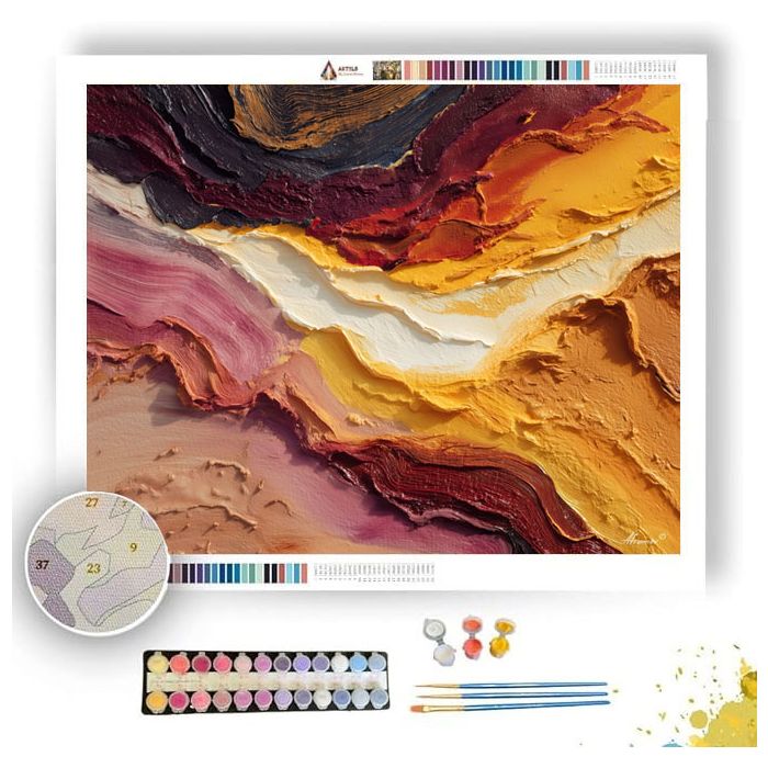 WARM PASSING - Paint by Numbers Full Kit