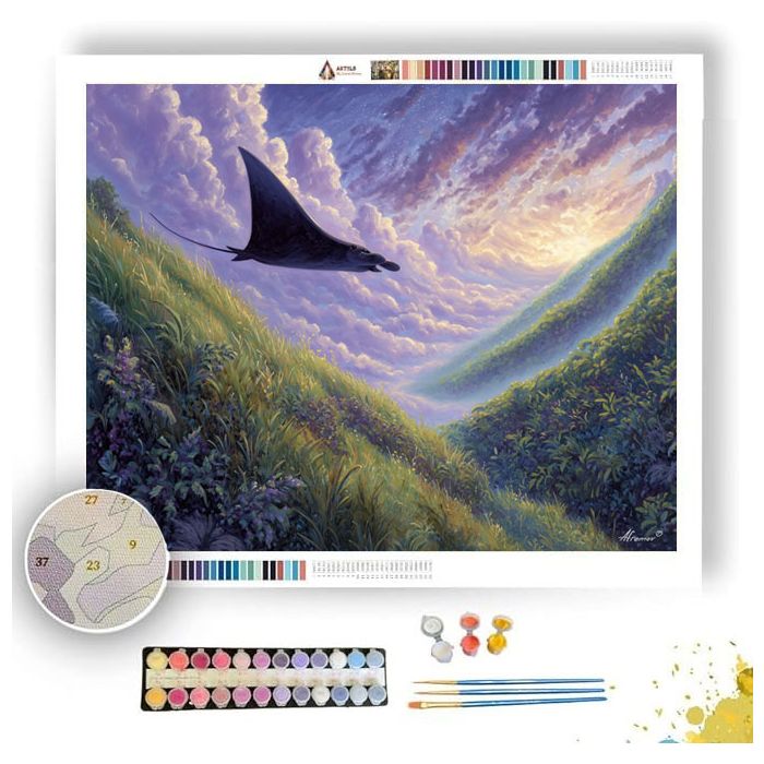 SKYFALLOW MANTA RIDGE - Paint by Numbers Full Kit