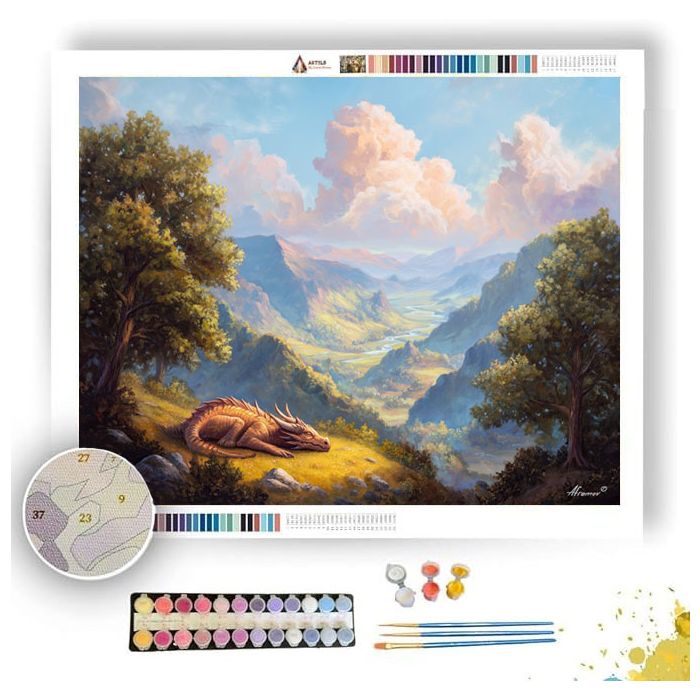 SUNCREST WYRM VALLEY - Paint by Numbers Full Kit