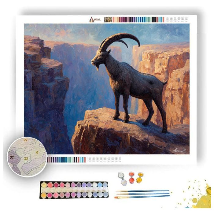 AETHERHORN IBEX CLIFFS - Paint by Numbers Full Kit
