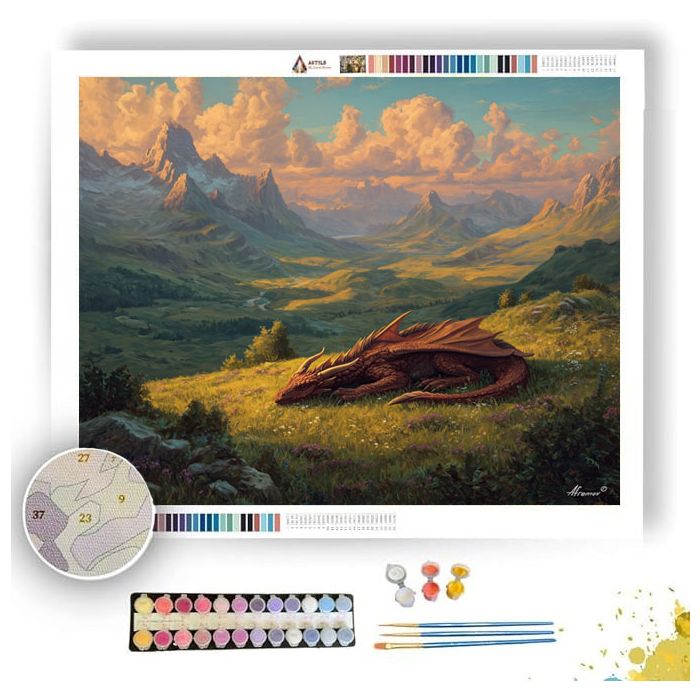 SUNWARD DRAKE HIGHLANDS - Paint by Numbers Full Kit
