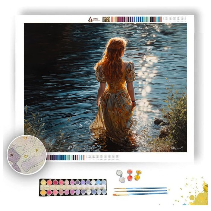 RIVERBOUND NYMPH CROSSING - Paint by Numbers Full Kit