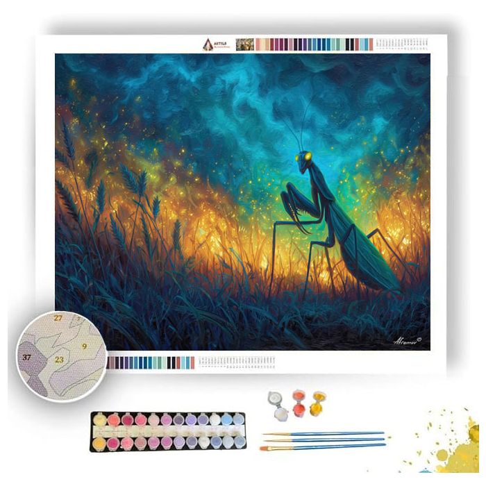 SUNLUME MANTIS FIELD - Paint by Numbers Full Kit