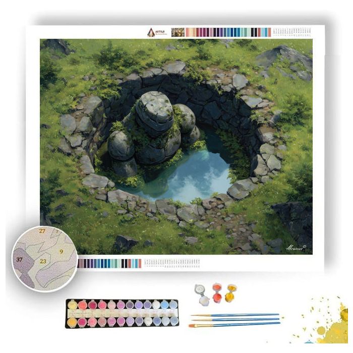 EARTHWARD GOLEM BASIN - Paint by Numbers Full Kit