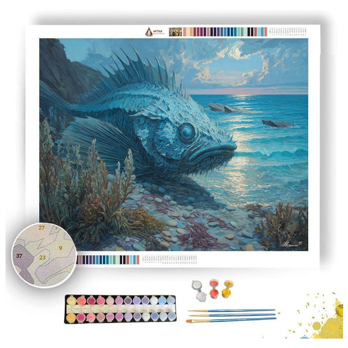 SCALEFISH SHALLOW COAST - Paint by Numbers Full Kit