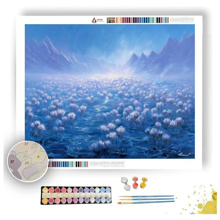 FROSTBLOOM FIELD - Paint by Numbers Full Kit