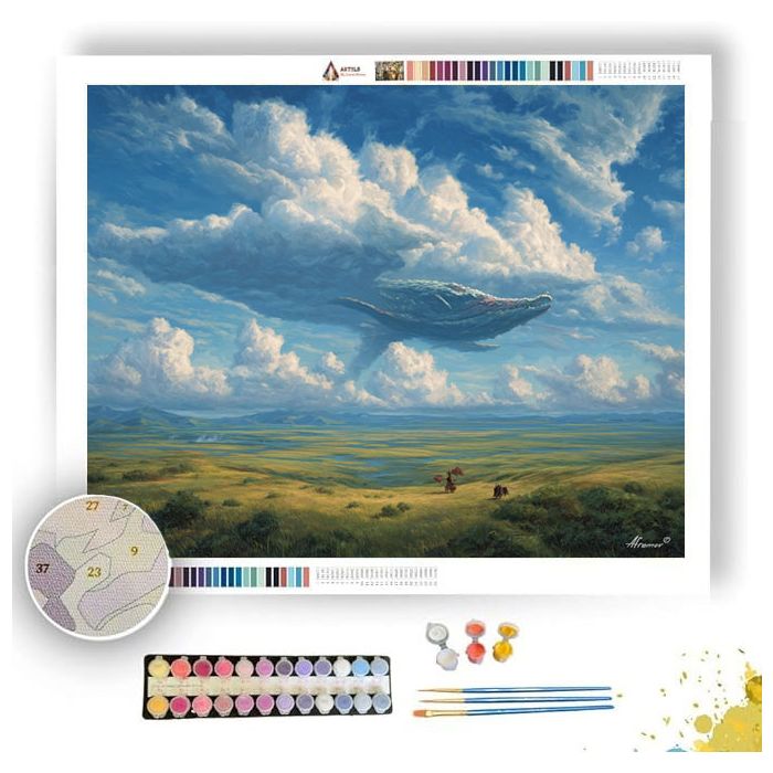 SKYDRIFT LEVIATHAN FIELDS - Paint by Numbers Full Kit