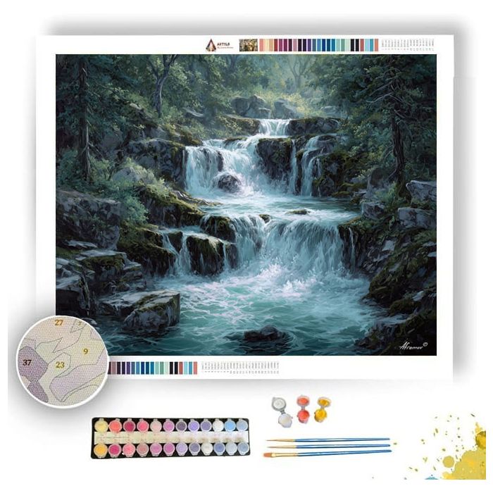 CRYSTALCURRENT FALLS - Paint by Numbers Full Kit