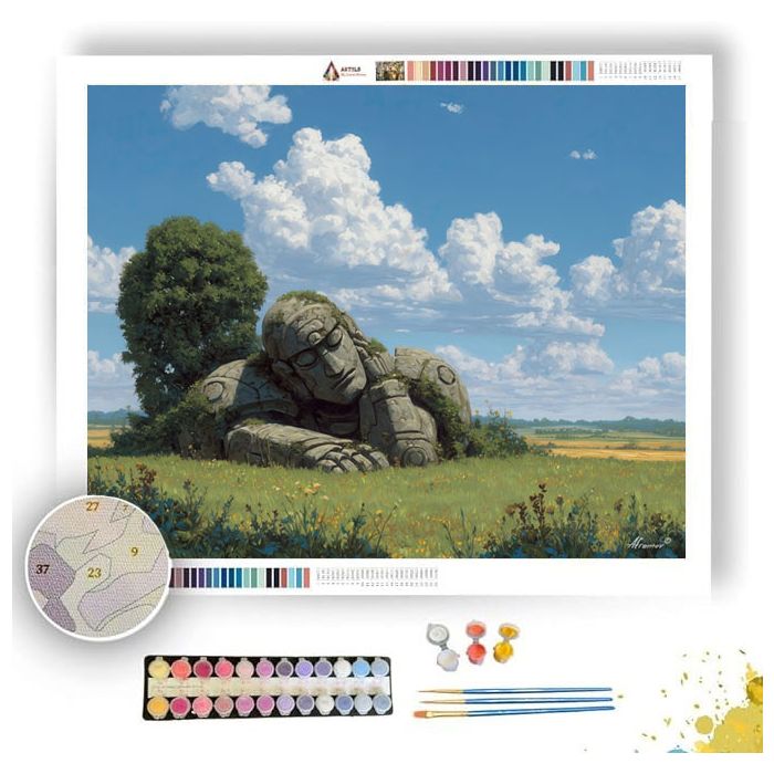 STONE GOLEM FIELD - Paint by Numbers Full Kit