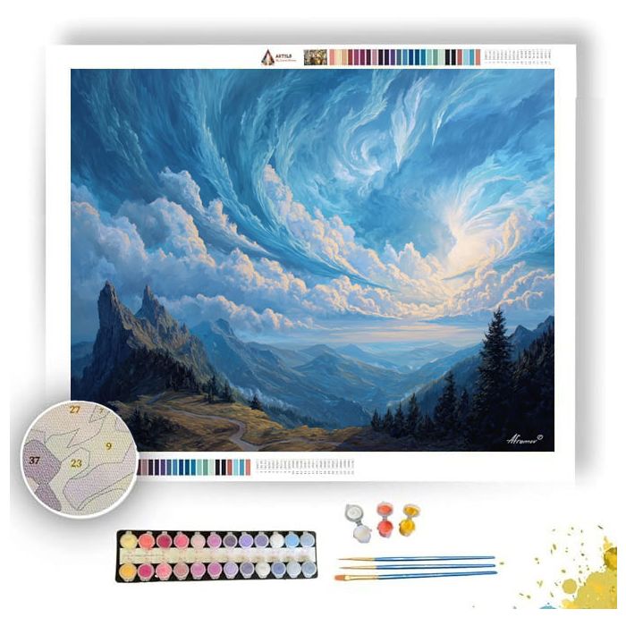 SKYBREATH WIND RIDGE - Paint by Numbers Full Kit