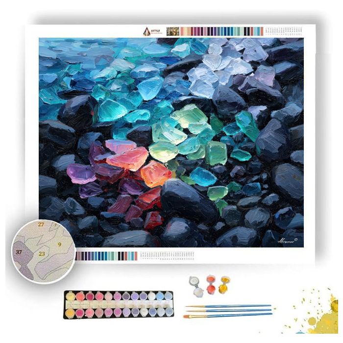 GROUNDED CALM FIELD - Paint by Numbers Full Kit