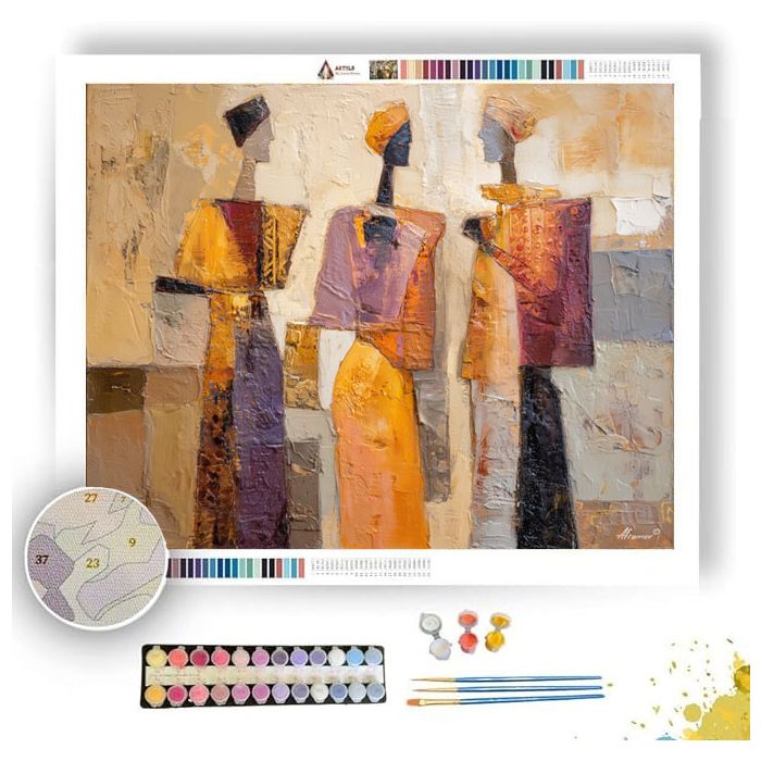 MUTED SURFACE - Paint by Numbers Full Kit