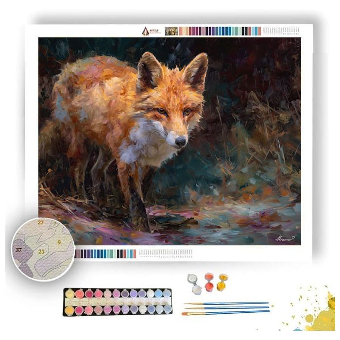 BRIGHT MUTED PRESENCE - Paint by Numbers Full Kit