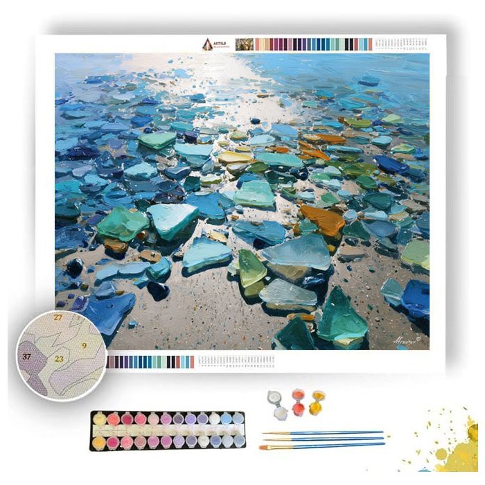 FOCUSED HIDDEN SURFACE - Paint by Numbers Full Kit