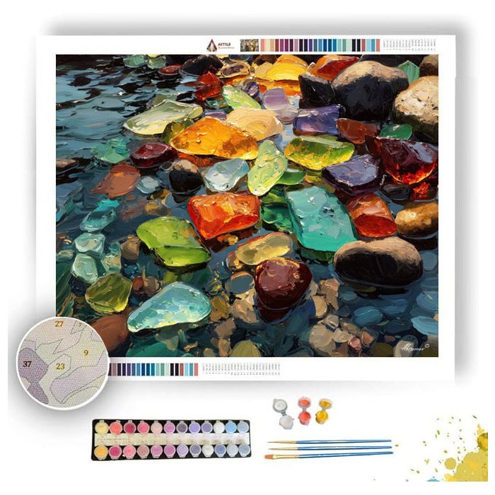 WARM COMPOSITION - Paint by Numbers Full Kit