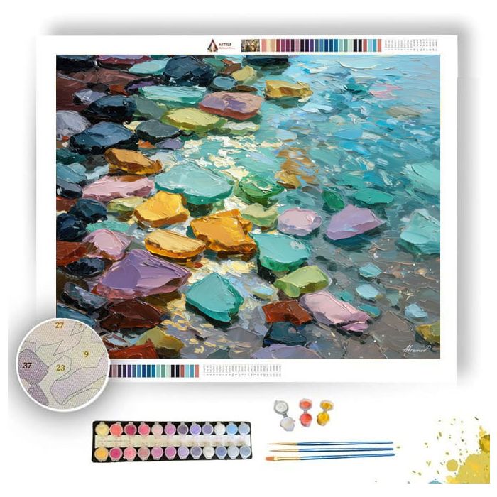 GROUNDED HIDDEN OUTLINE - Paint by Numbers Full Kit