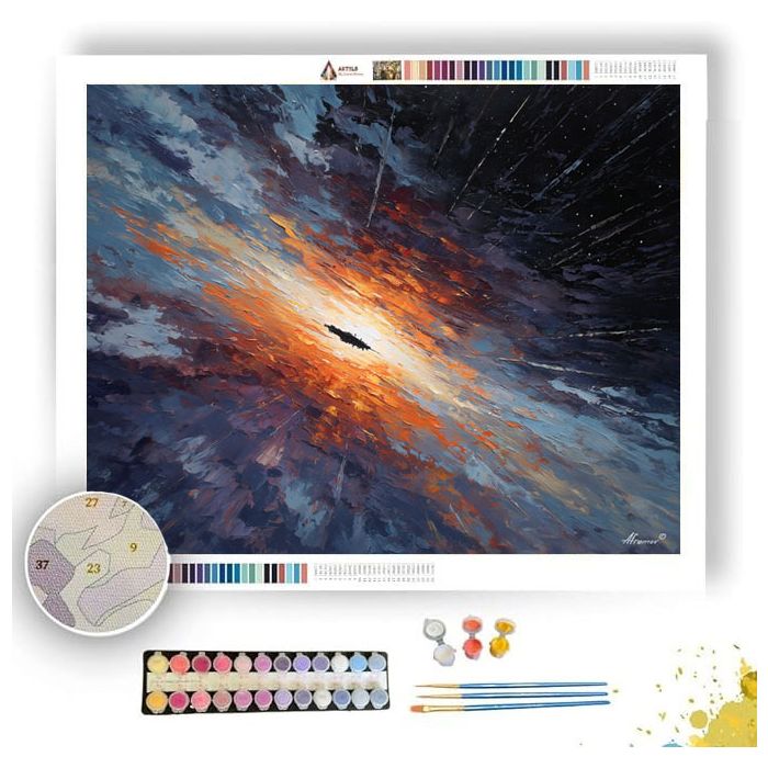 DRIFTING DRIFTING GESTURE - Paint by Numbers Full Kit