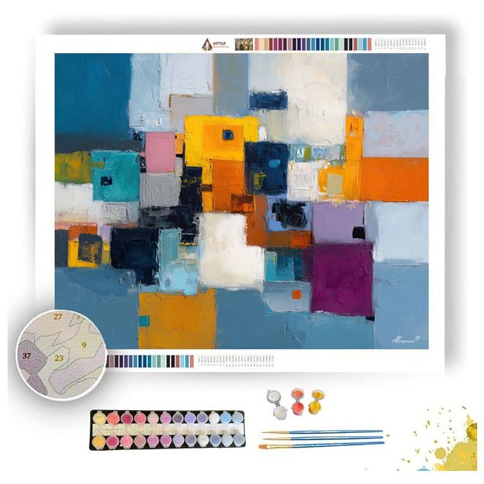 GROUNDED FIELD - Paint by Numbers Full Kit