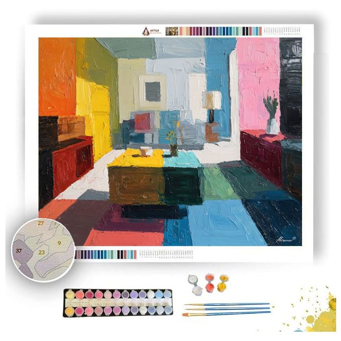 FOCUSED SURFACE - Paint by Numbers Full Kit