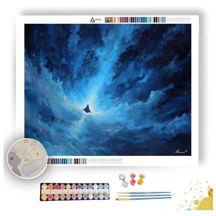LUMINOUS GESTURE - Paint by Numbers Full Kit