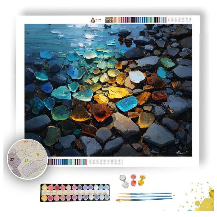 MUTED FOCUSED RHYTHM - Paint by Numbers Full Kit