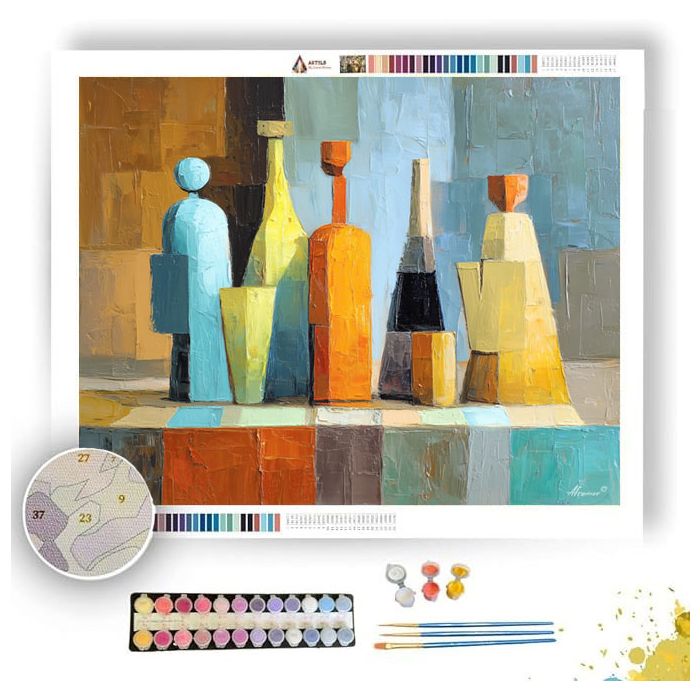 QUIET STILL SHAPE - Paint by Numbers Full Kit