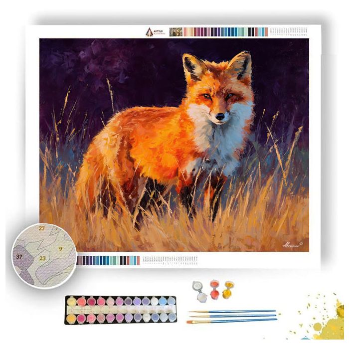 WARM VIVID COLOR - Paint by Numbers Full Kit