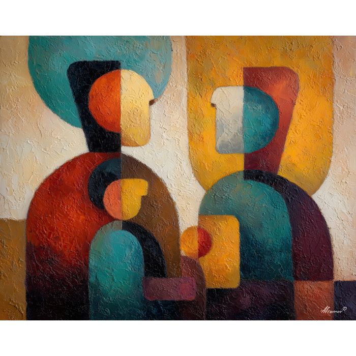 calm, composition, matisse, palette knife, oil painting, impasto, thick paint, textured surface, expressive art, painterly style, material depth, visual rhythm, contemporary art, hand painted, layered pigment, atmospheric, modern composition