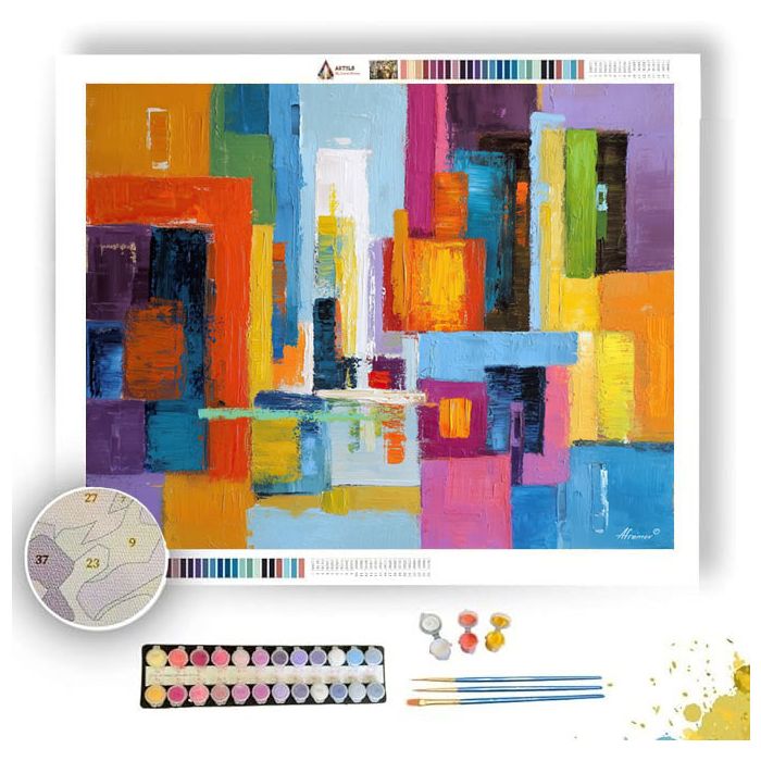 CALM VIVID SCENE - Paint by Numbers Full Kit