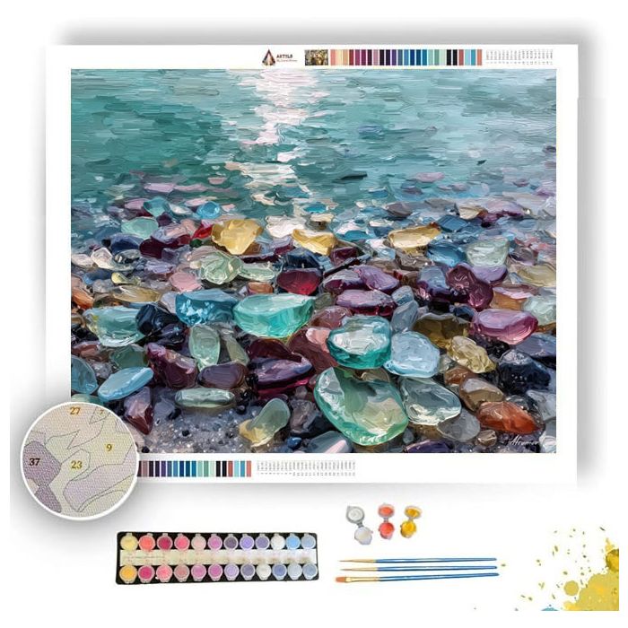 GRAPHIC SOFT COMPOSITION - Paint by Numbers Full Kit