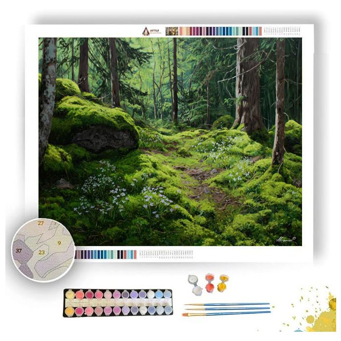 MOSSVEIN FOREST FLOOR - Paint by Numbers Full Kit