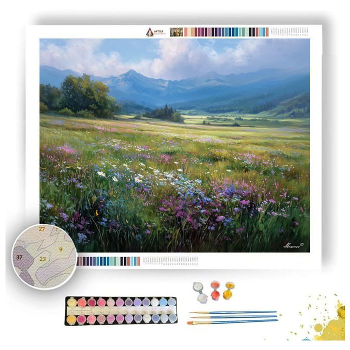 LUMENQUIET MEADOW - Paint by Numbers Full Kit