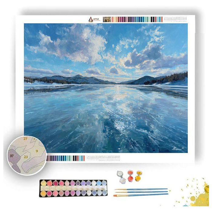 GLASSFROST LAKE - Paint by Numbers Full Kit