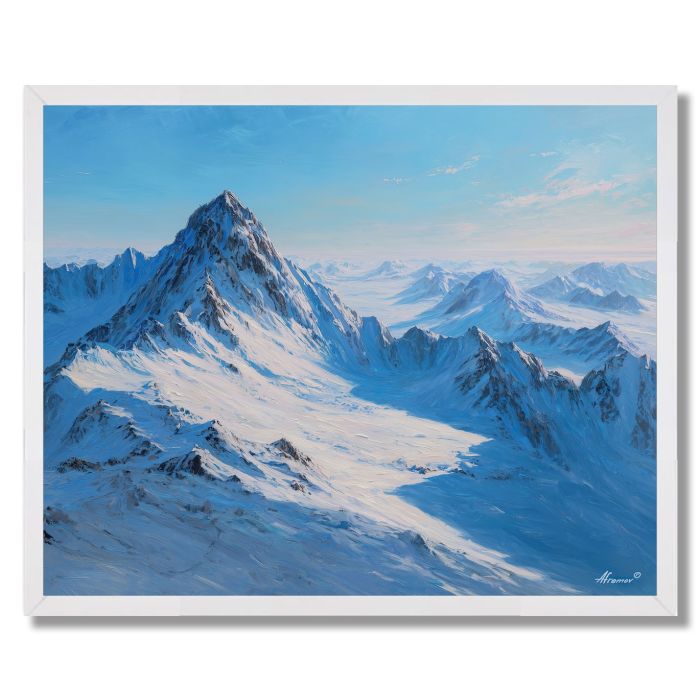 SILENTGLACIER RIDGE - FRAMED