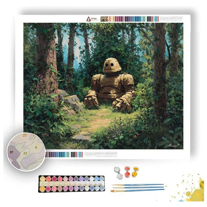 NIGHTROOT GOLEM CLEARING - Paint by Numbers Full Kit
