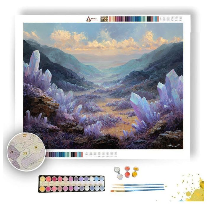 CRYSTALQUIET VALLEY - Paint by Numbers Full Kit