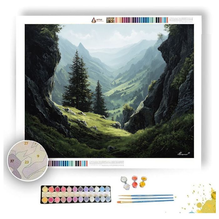 UMBRAVEIL VALLEY - Paint by Numbers Full Kit