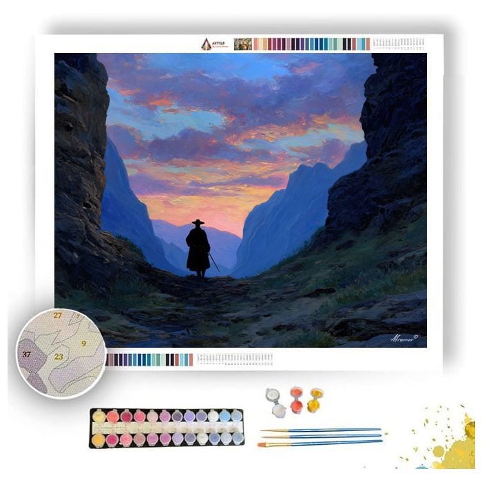 SILHOUETTE WARDEN PASS - Paint by Numbers Full Kit