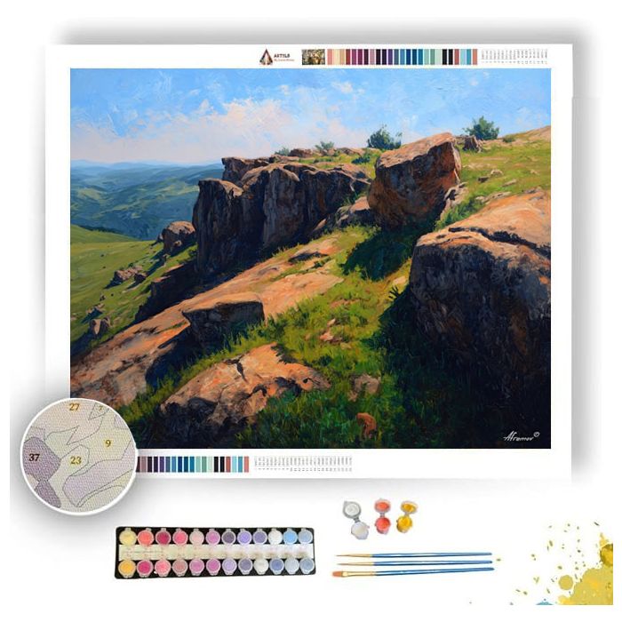BEDROCK RIDGEWAY - Paint by Numbers Full Kit