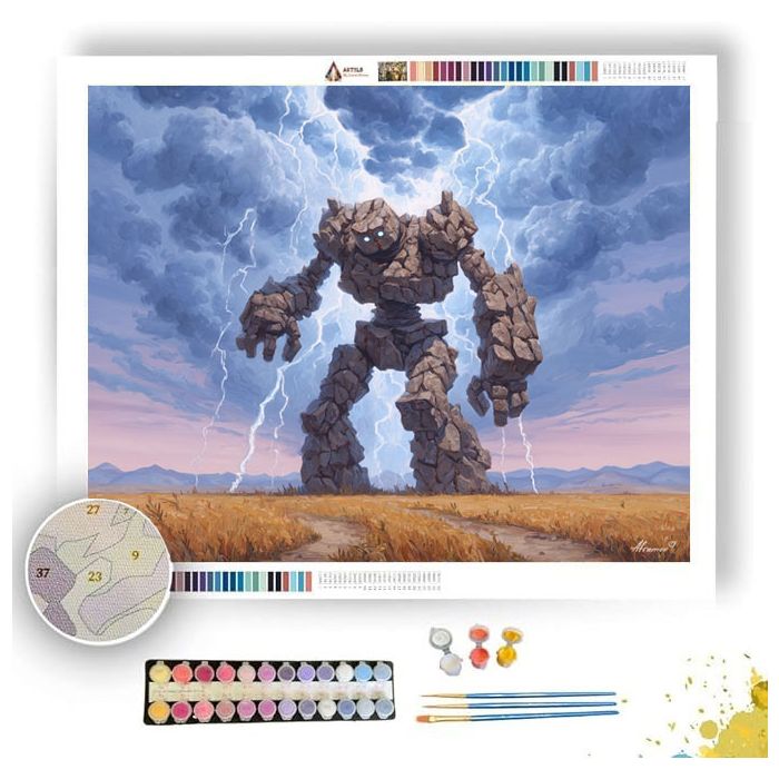 THUNDERBOUND GOLEM PLAIN - Paint by Numbers Full Kit