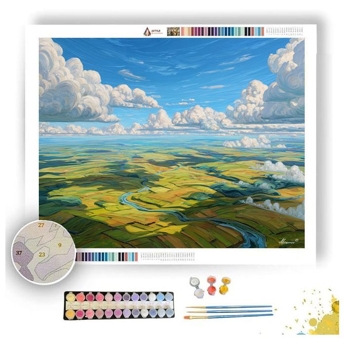 SKYQUIET WIND PLAINS - Paint by Numbers Full Kit