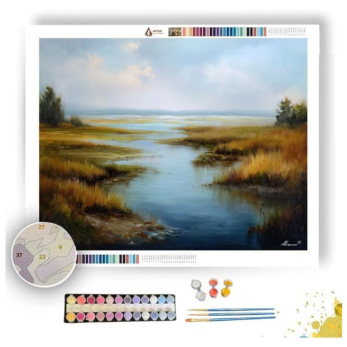 MISTWATER MARSH - Paint by Numbers Full Kit