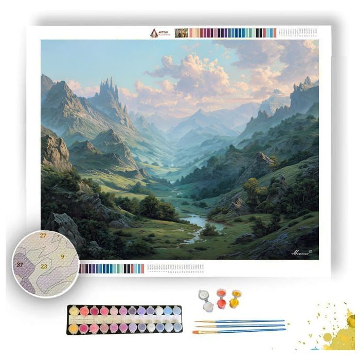 TIMEWEAVE VALLEY - Paint by Numbers Full Kit