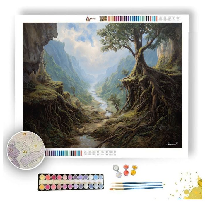 ROOTBOUND VALLEY - Paint by Numbers Full Kit