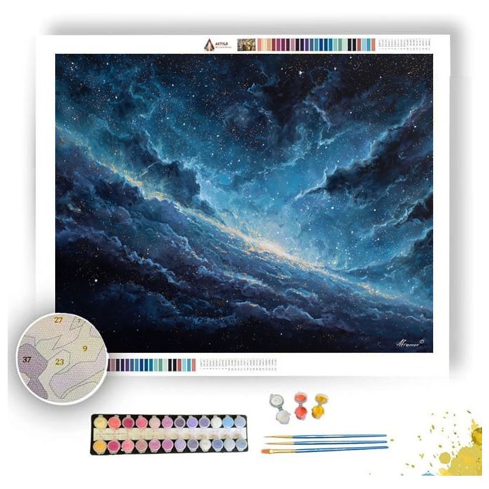 ORBITBOUND STAR PLAINS - Paint by Numbers Full Kit