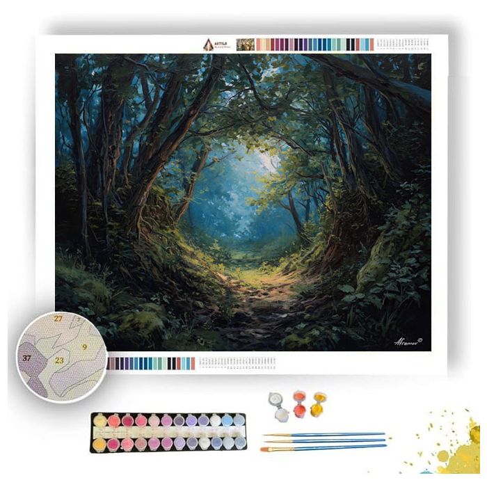 DUSKBOUND FOREST HOLLOW - Paint by Numbers Full Kit