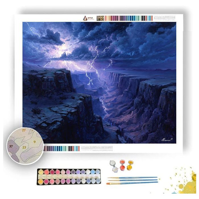 SKYCHARGE CANYON - Paint by Numbers Full Kit