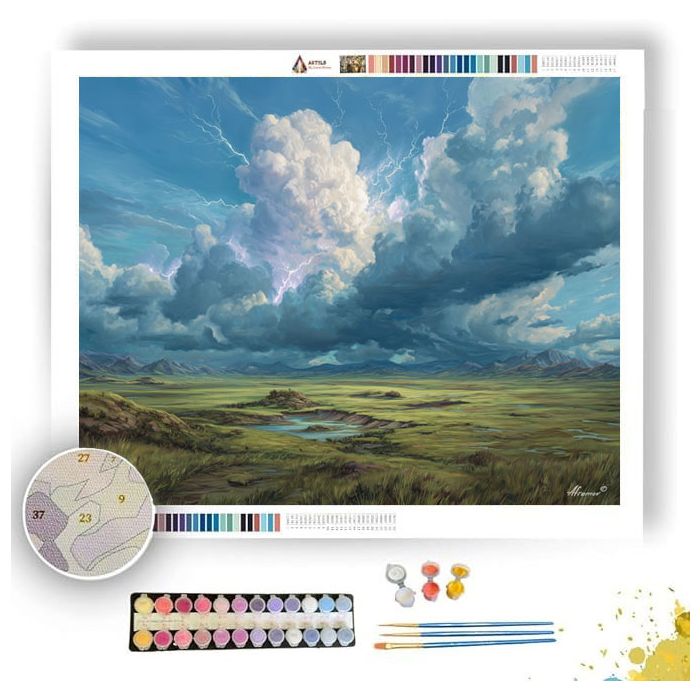 VOLTBOUND PLAINS - Paint by Numbers Full Kit